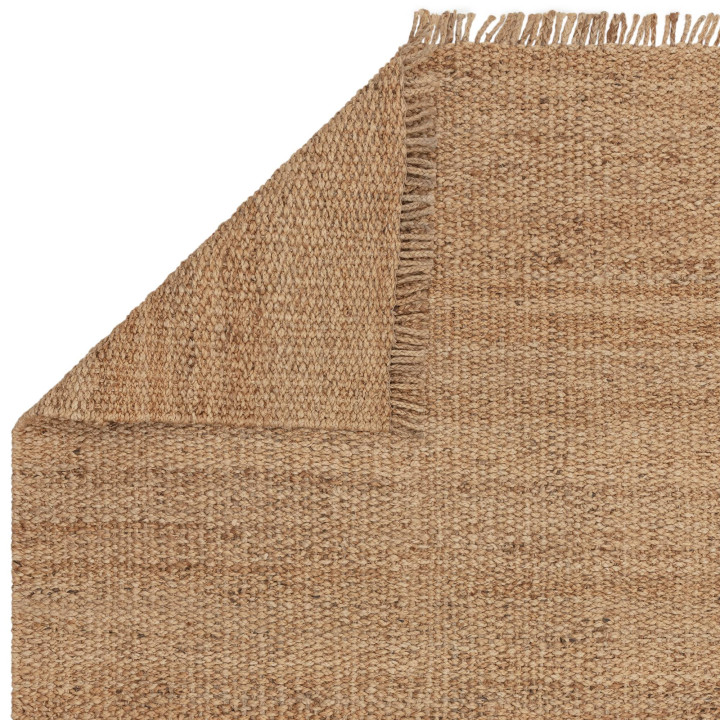 Rug Grove plain beige taupe 200x290 cm