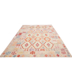 Tappeto Killim Afgahnistan 207x297 Grigio Torto