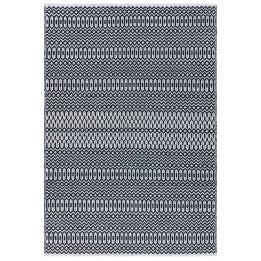 Tappeto Halsey geometrico nero e bianco 200x290