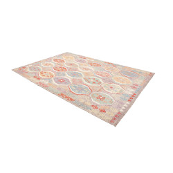 Tappeto Kilim Afghanistan 202x298 Grigio Chiaro