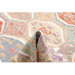 Tappeto Kilim Afghanistan 202x298 Grigio Chiaro