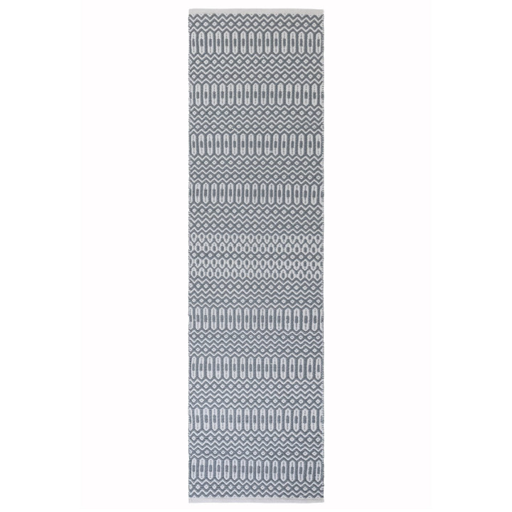 Rug Halsey geometric blue white 120x170 cm