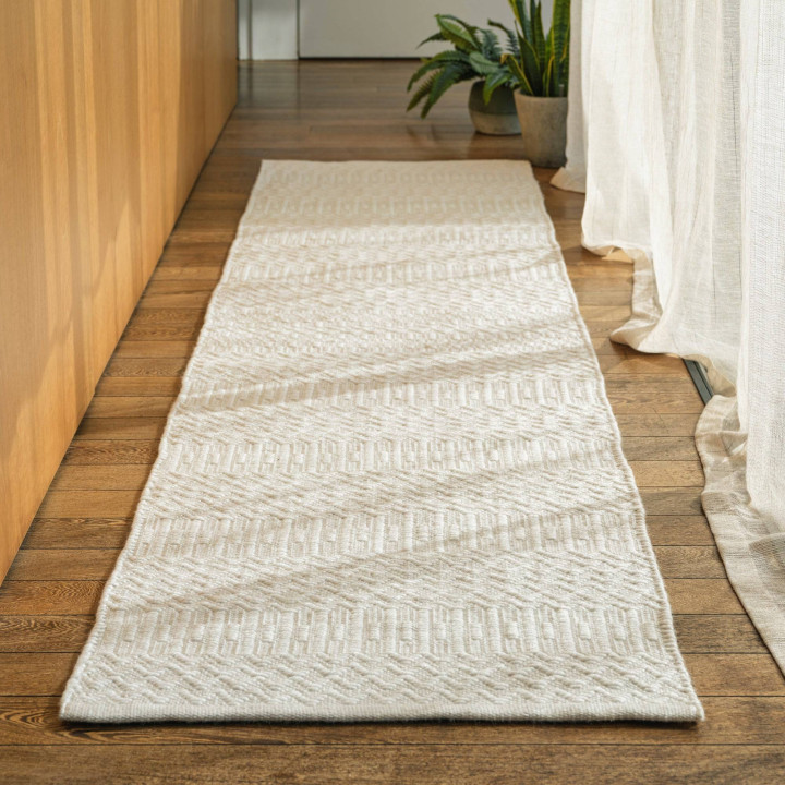 Rug Halsey geometric white light beige 120x170 c