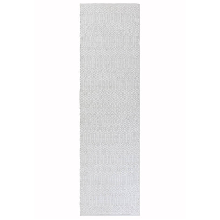 Tappeto Halsey geometrico bianco 160x230 cm