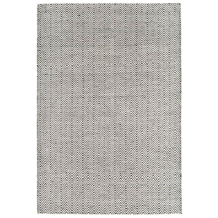 Rug Ives geometric black white 100x150 cm