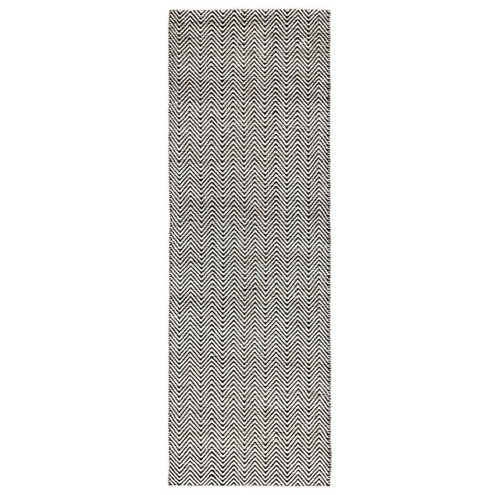 Tappeto Ives geometrico nero e bianco 100x150 cm