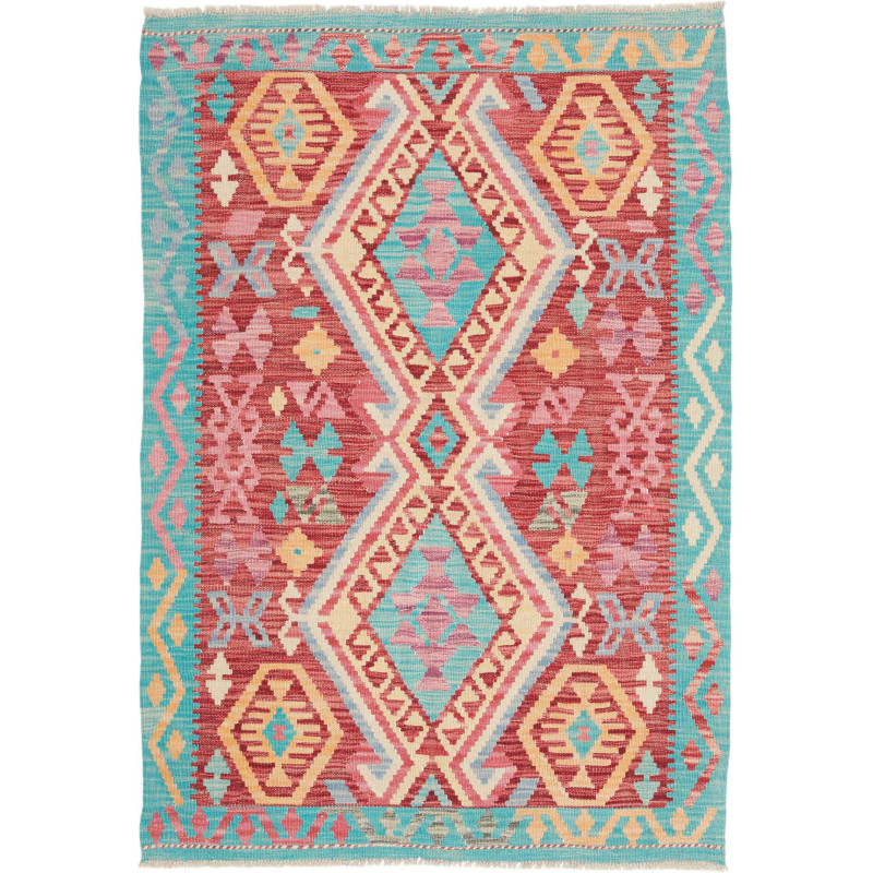 Tappeto Originale Kilim Afghanistan 100x141 Ros