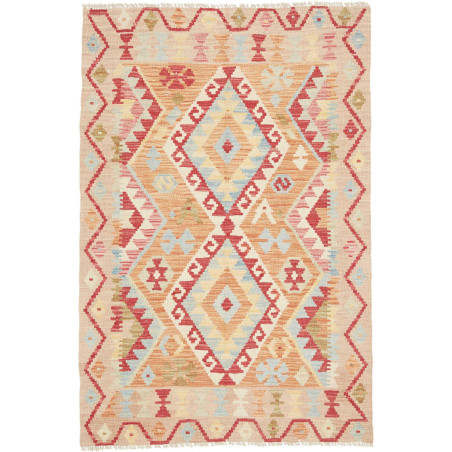 Hand Made Rug Kilim Afghanistan 106x156 Beige R