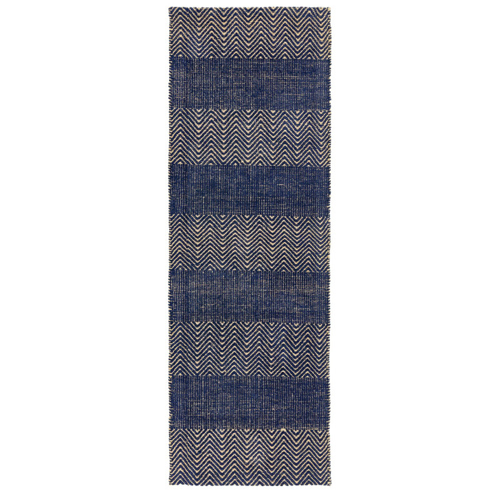Rug Ives geometric dark blue beige 120x170 cm
