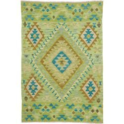 Hand Made Rug Kilim Afghanistan 101x147 Green T