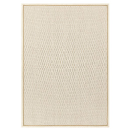 Rug Korra plain beige ivory 240x340 cm