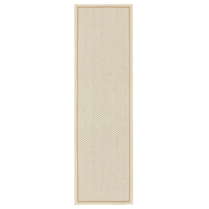 Rug Korra plain beige ivory 240x340 cm