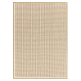 Rug Korra plain beige rope ivory runner 68x240 c