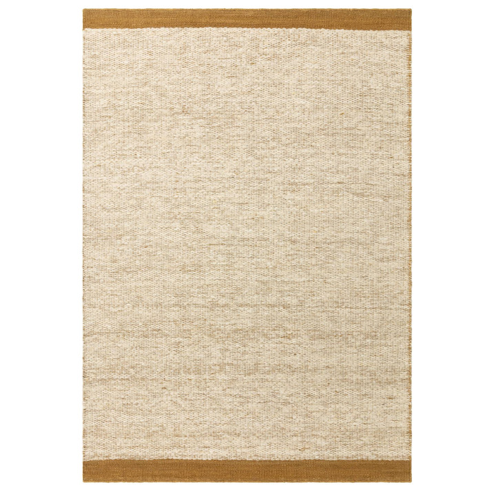 Tappeto Lima geometrico giallo oro e beige 120x1