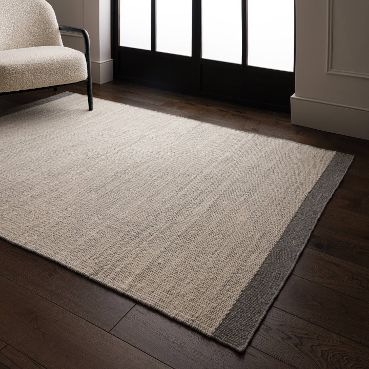 Rug Lima geometric beige grey 120x170 cm