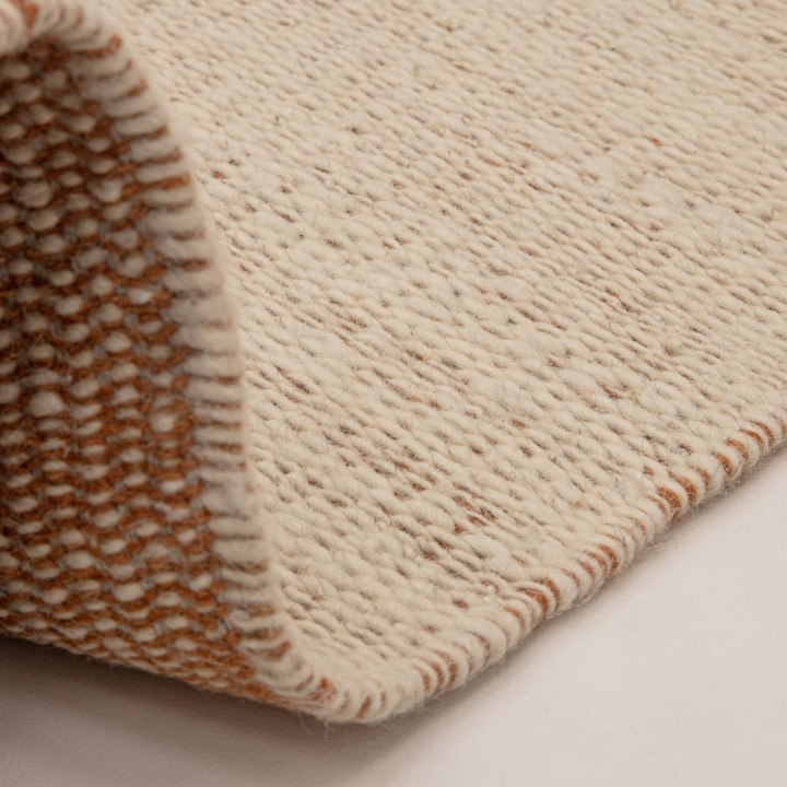 Rug Lima geometric beige orange 160x230 cm