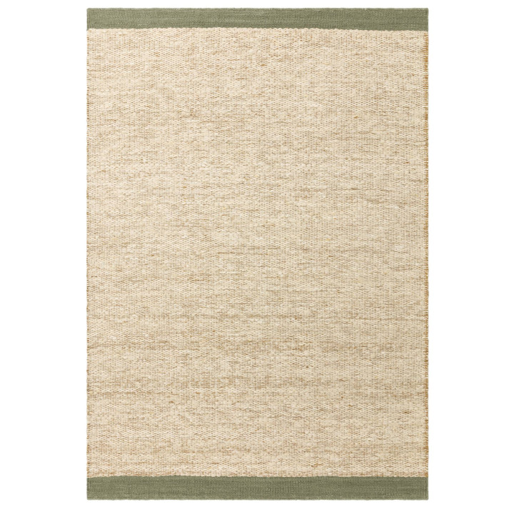 Rug Lima geometric green beige 200x290 cm