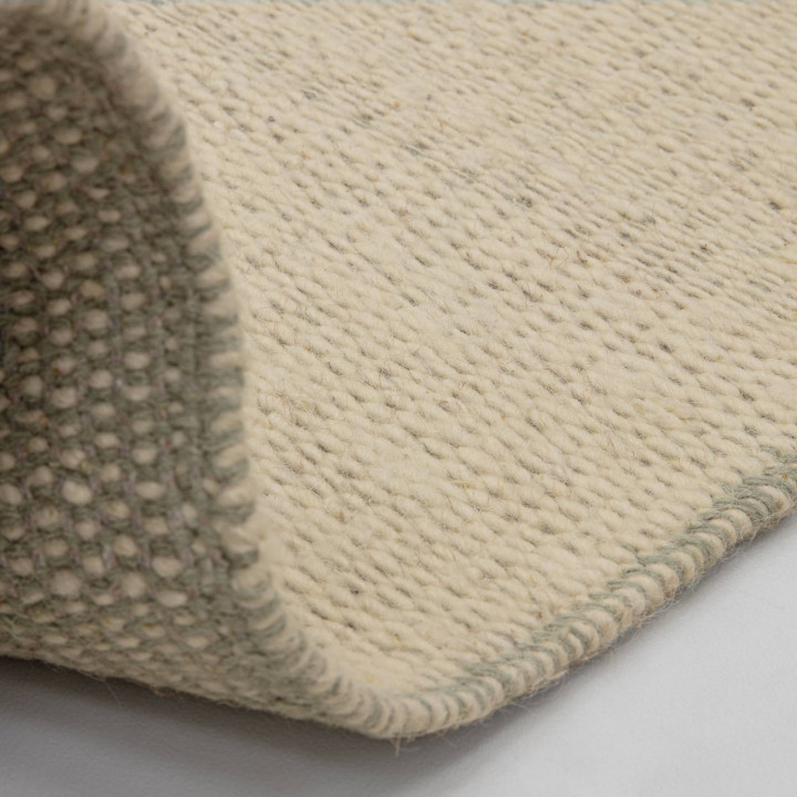 Rug Lima geometric green beige 200x290 cm