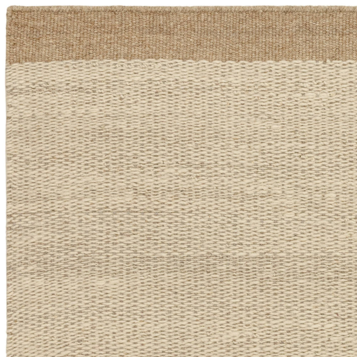 Rug Lima plain beige sand light taupe 200x290 cm