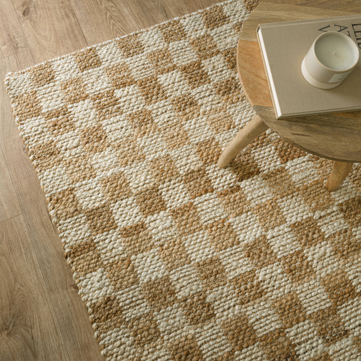 Rug Naturi geometric beige light brown 120x170 c