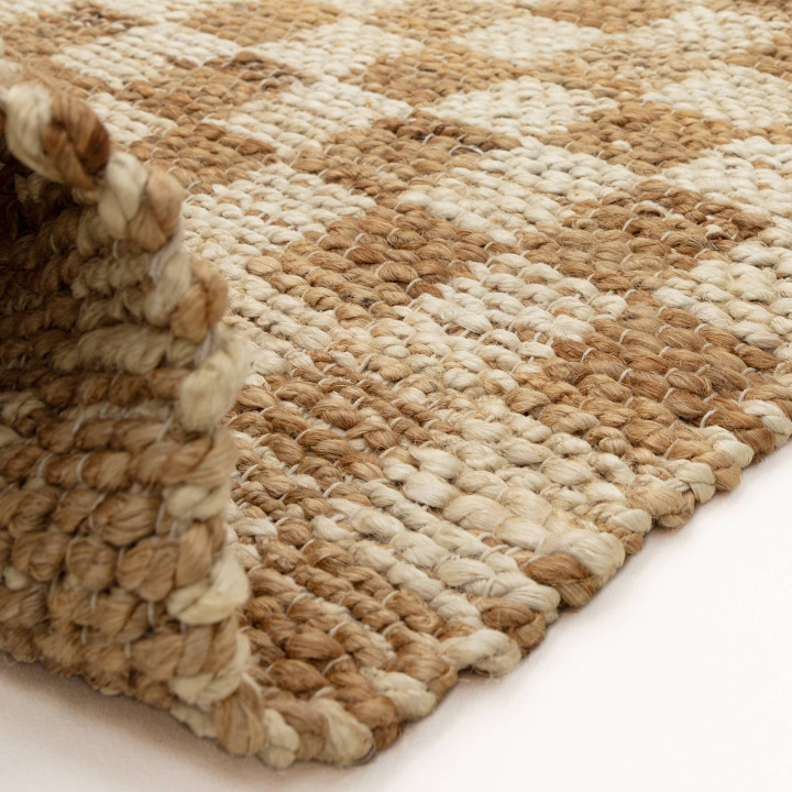 Tappeto Naturi geometrico beige e marrone chiaro