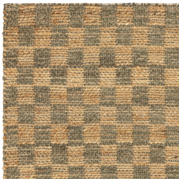 Rug Naturi geometric olive green beige 200x290 c