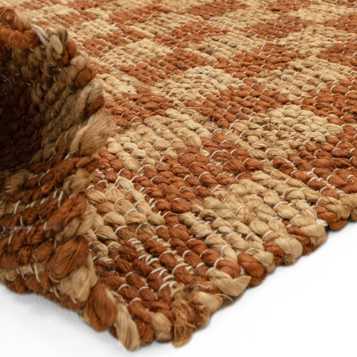 Rug Naturi geometric copper beige 120x170 cm