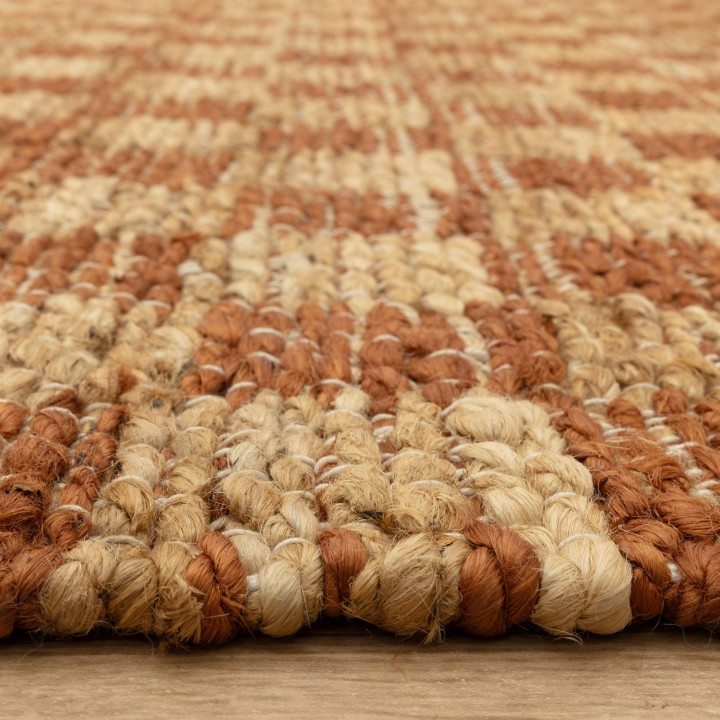 Rug Naturi geometric copper beige 160x230 cm