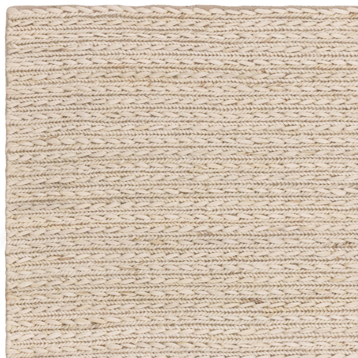 Rug Oakley plain white beige 160x230 cm