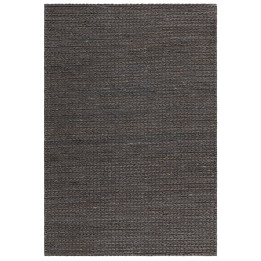 Rug Oakley plain black 160x230 cm