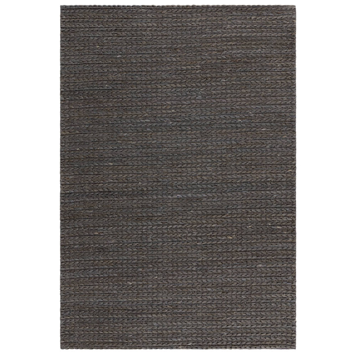 Tappeto Oakley tinta unita nero 200x290 cm