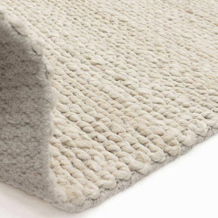 Rug Simplicity plain beige ivory 200x290 cm