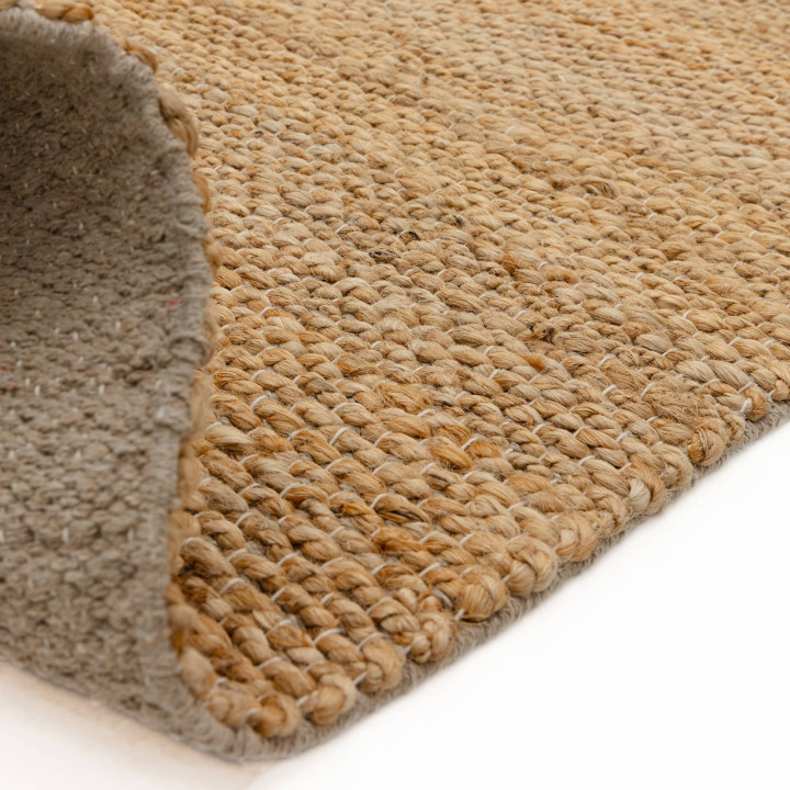 Rug Simplicity plain beige sand rope 120x170 cm