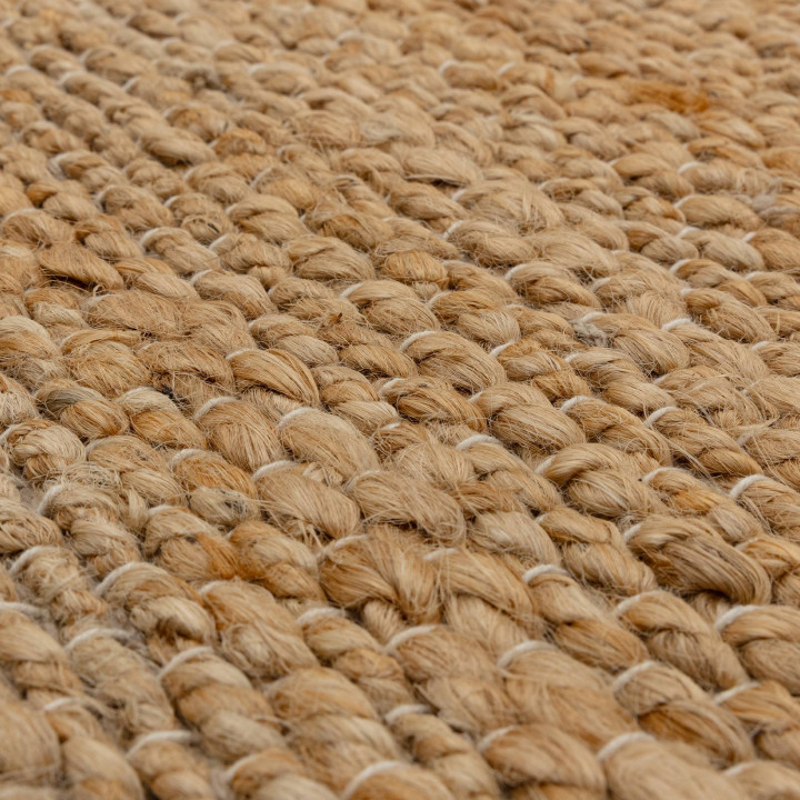 Rug Simplicity plain beige sand rope 120x170 cm