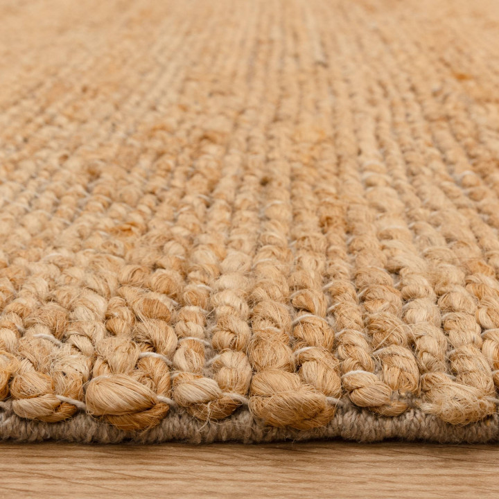 Rug Simplicity plain beige sand rope 120x170 cm