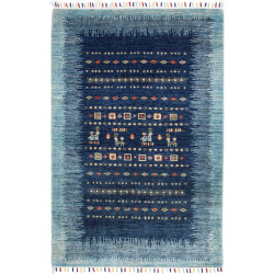 Hand Made Rug Siva Pakistan 100x149 Navy Blue L