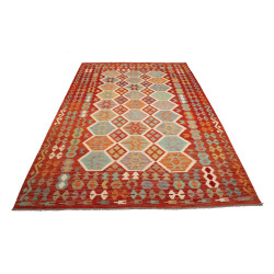 Kilim 201x297 Cm Kilim, Afghanistan, Lana Cardata A Mano