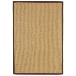 Rug Sisal geometric beige brown runner 68x300 cm