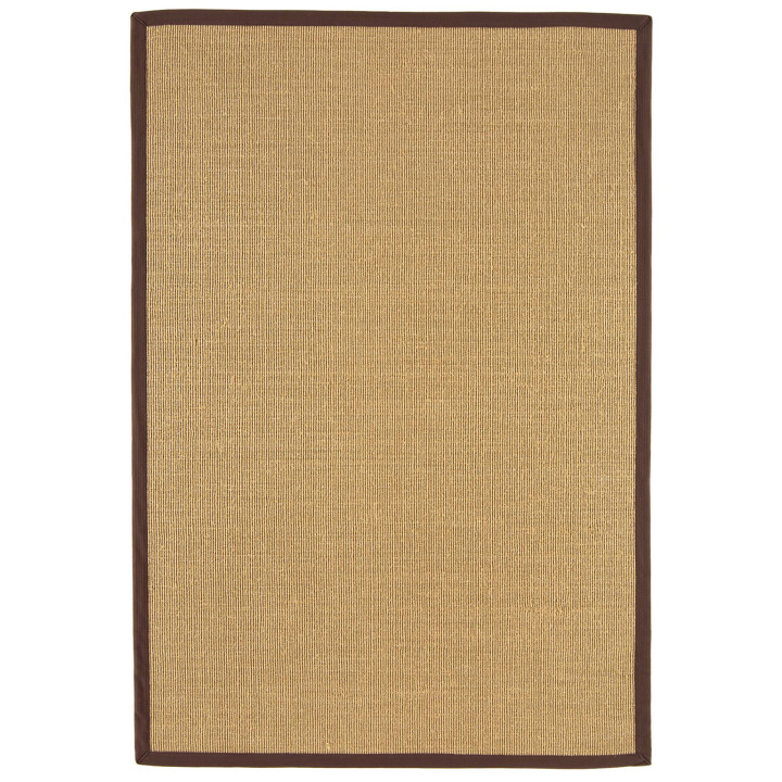 Rug Sisal plain beige brown 240x340 cm