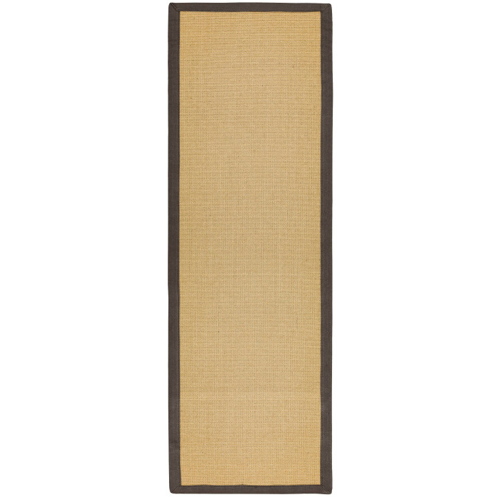 Rug Sisal plain beige brown 240x340 cm
