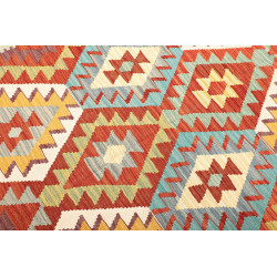 Kilim 203x300 Cm Kilim Afghano, Lana Cardata A Mano ordito