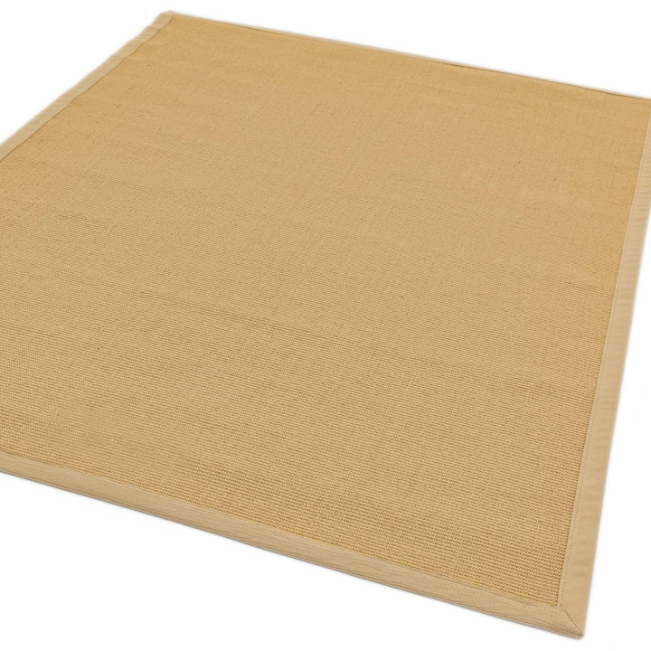 Rug Sisal plain beige taupe runner 68x300 cm