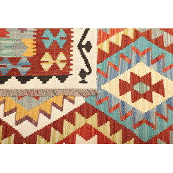 Kilim 203x300 Cm Kilim Afghano, Lana Cardata A Mano ordito