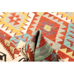 Kilim 203x300 Cm Kilim Afghano, Lana Cardata A Mano ordito