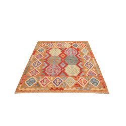 Kilim 133x178 Cm Kilim, Afghanistan, Lana Cardata A Mano