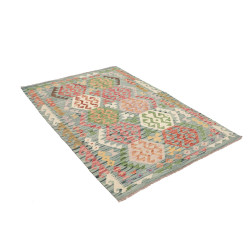 Kilim 128x181 Cm Kilim, Afghanistan, Lana Cardata A Mano