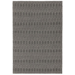 Tappeto Sloan geometrico nero e bianco 200x300 c