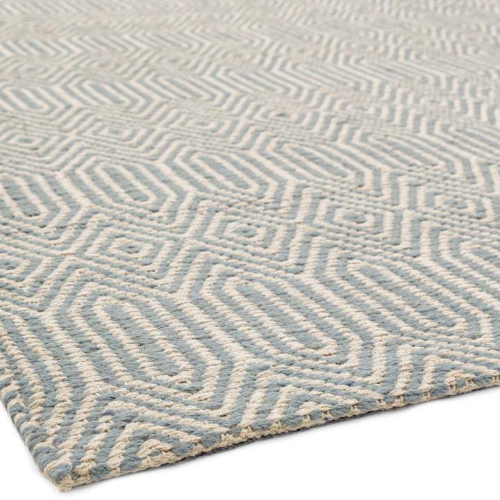 Rug Sloan geometric blue beige 160x230 cm