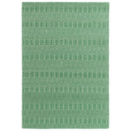 Tappeto Sloan geometrico verde e bianco 160x230