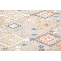 Tappeto Kilim Afghanistan 200x295 Grigio Lilla